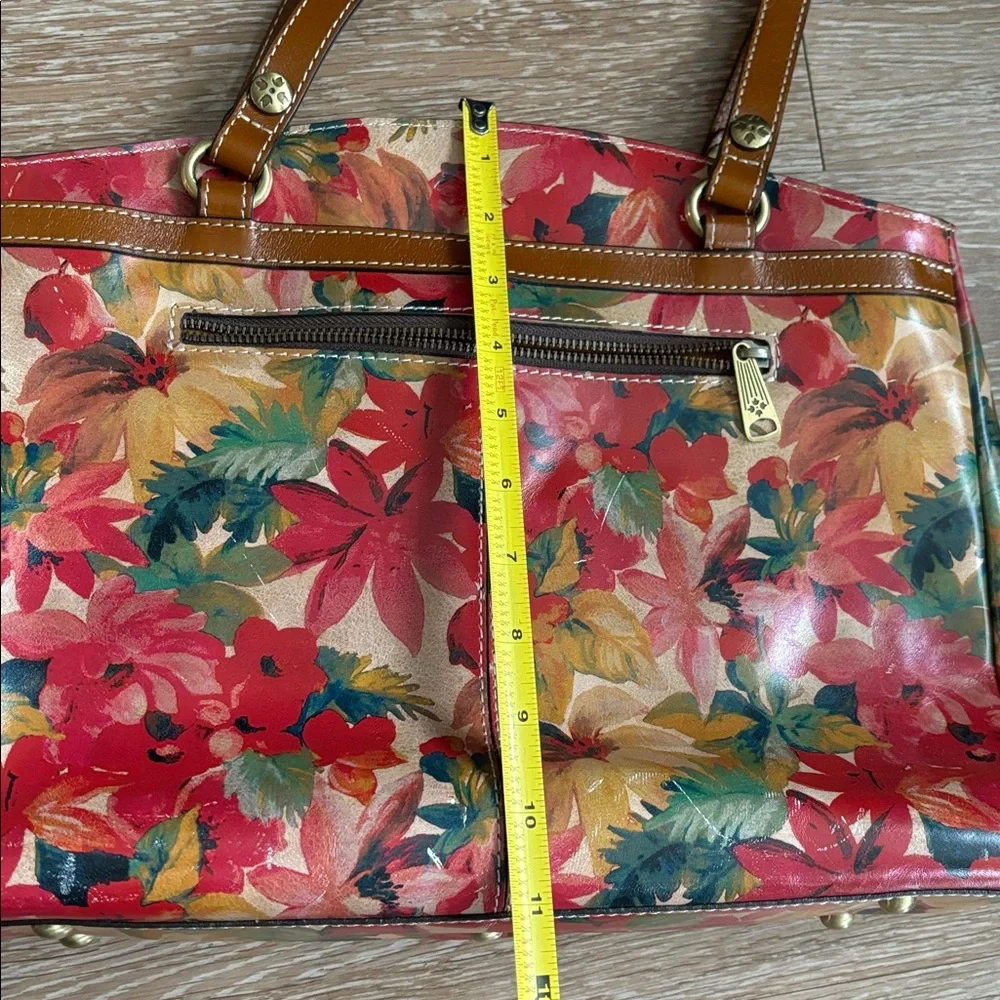 Patricia Nash Spring Multi Poppy Tote, pink floral pattern - Picture 16 of 17